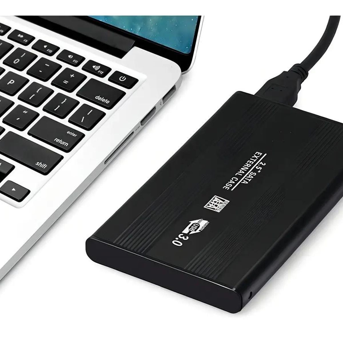 GENERICO - Case externo para disco duro 2.5 USB 3.0 SATA III