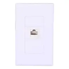 GENERICO - Pack 5 Conectores RJ45 para Pared