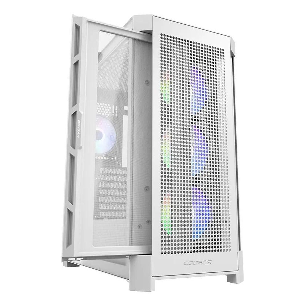 GENERICO - Gabinete Gamer Duoface Pro RGB Blanco