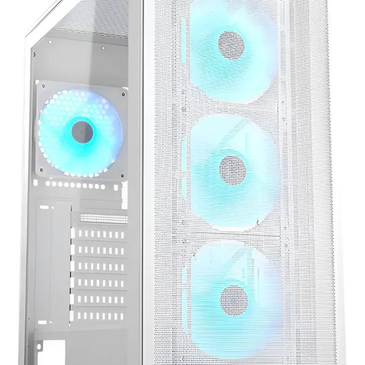 GENERICO - Gabinete Gamer con Iluminación RGB y 4 Ventiladores