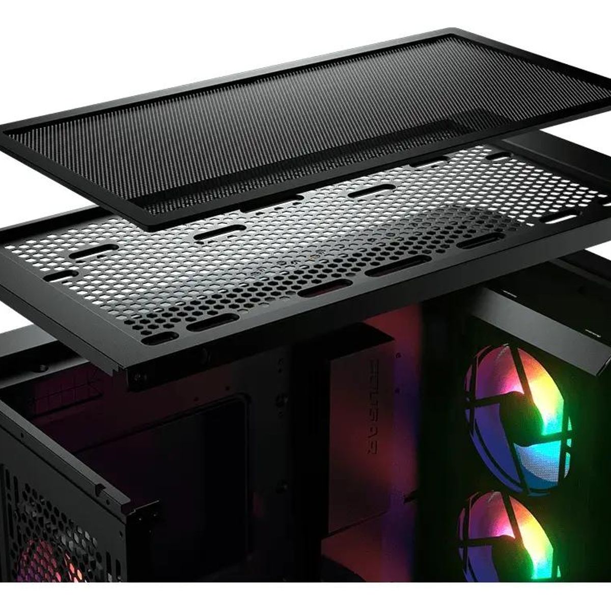 GENERICO - Gabinete Gamer Duoface Pro RGB con Ventana Lateral