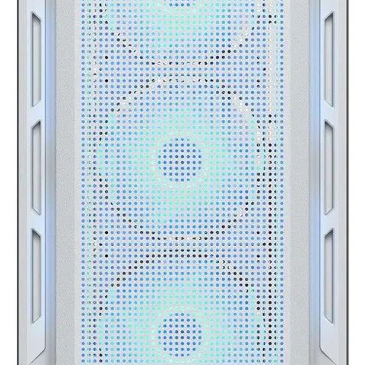 GENERICO - Gabinete Gamer Uniface RGB Blanco con 4 Ventiladores