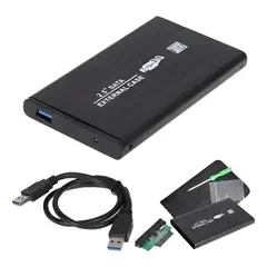 GENERICO - Carcasa para Disco Duro Externo 2.5 SATA Plug & Play