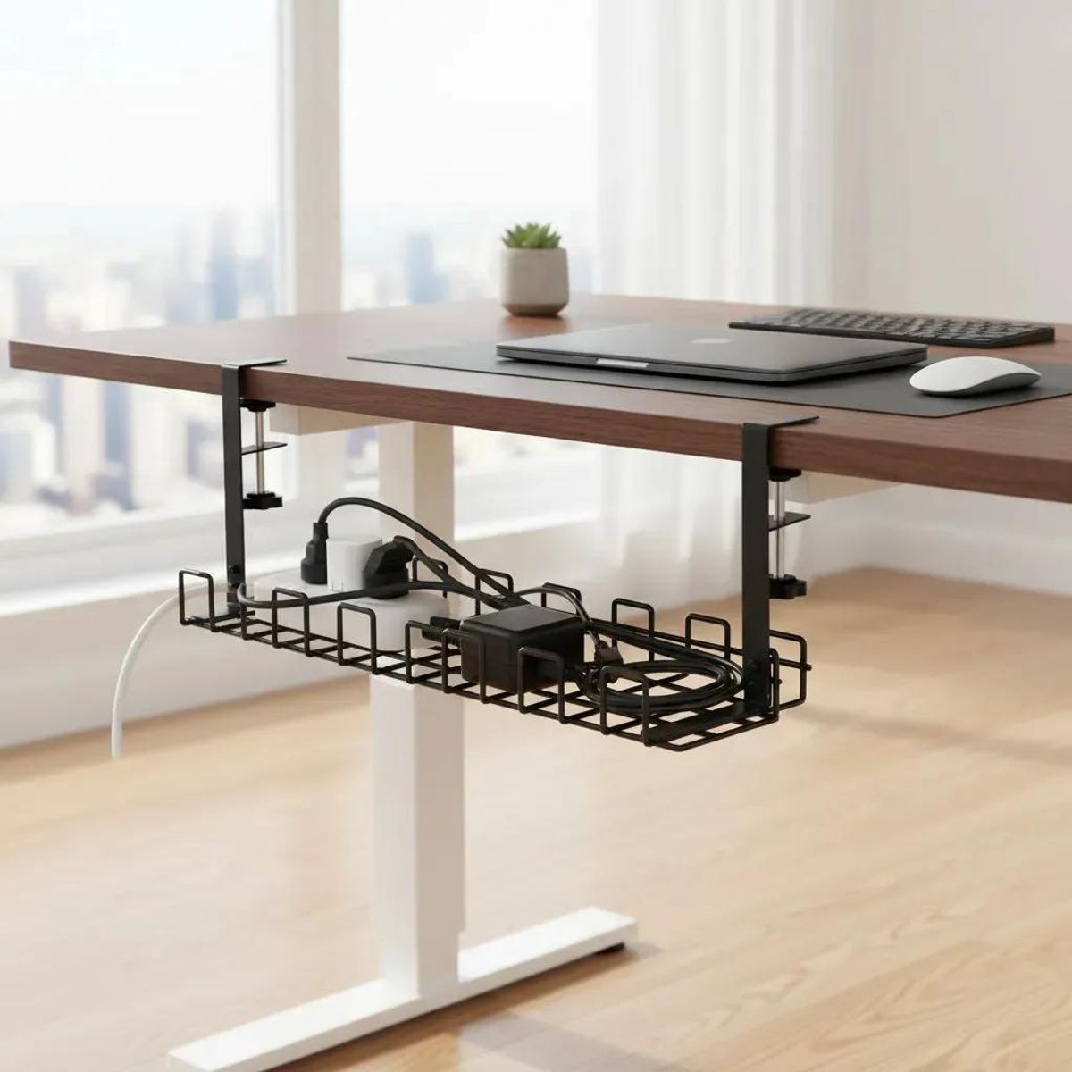 GENERICO - Juego 2 Organizadores de Cables para Escritorio