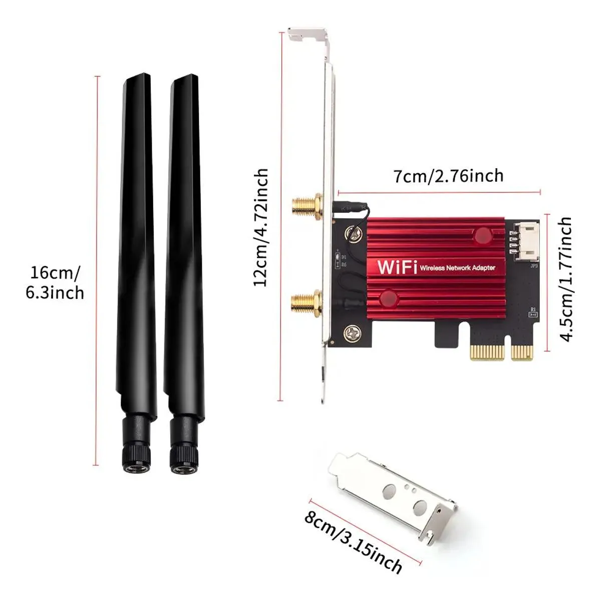 GENERICO - Tarjeta de red inalámbrica AX1200 Wi-Fi 5 5GHz Bluetooth