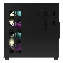 GENERICO - Gabinete Gamer M-ATX con 3 Ventiladores ARGB Incluidos