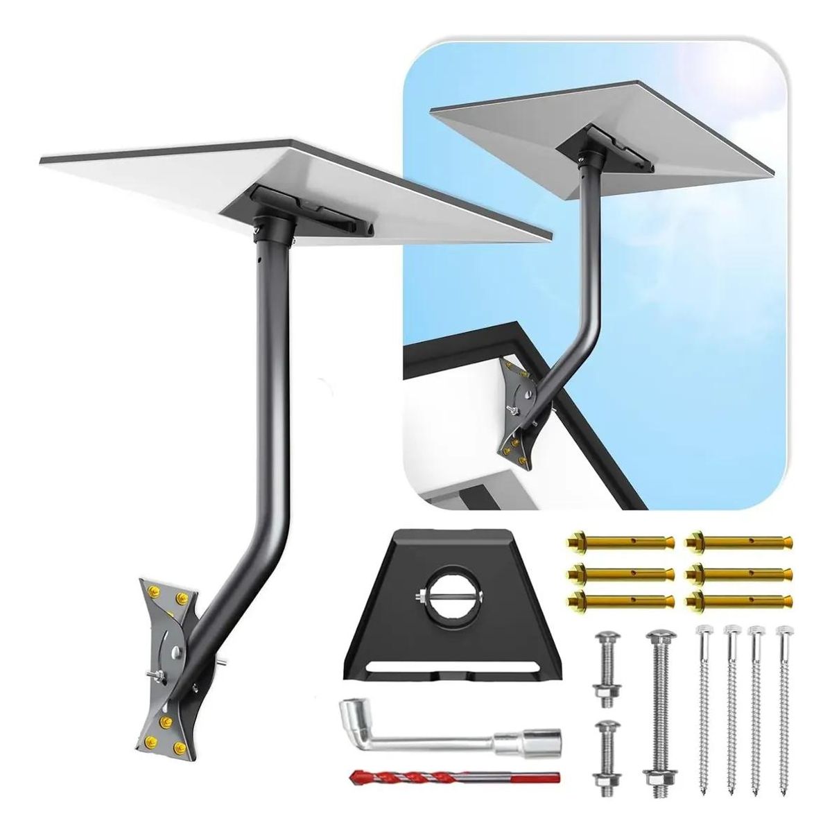 GENERICO - Soporte para mástil de antena Starlink Gen 3 y v4