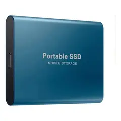 GENERICO - Disco Duro Externo SSD 4TB Alta Velocidad Plata