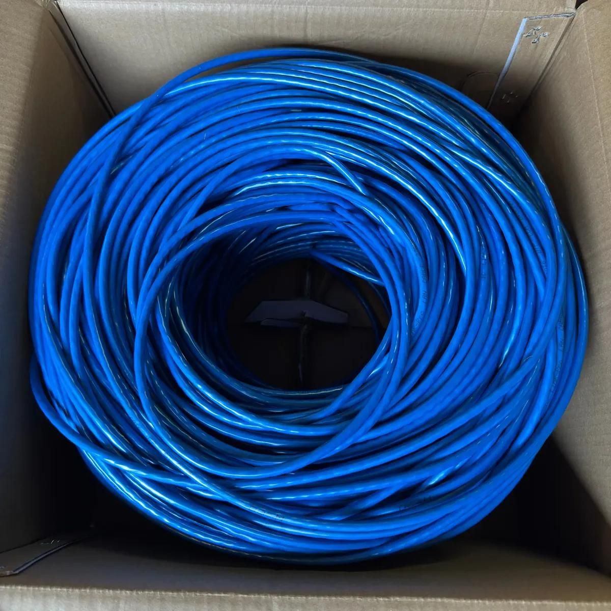GENERICO - Cable de Red UTP Cat6 305m 23 AWG CCA Azul