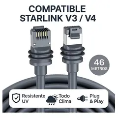 GENERICO - Cable Repuesto Kit Estándar V4 46m Full Conexión