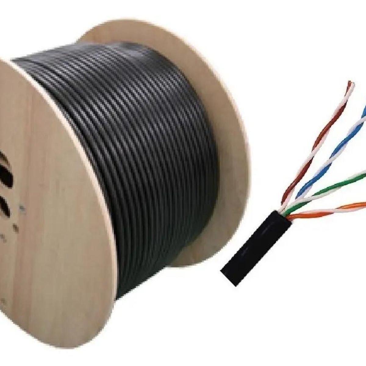 GENERICO - Cable UTP Cat5e Exterior 305m UV CCA para CCTV