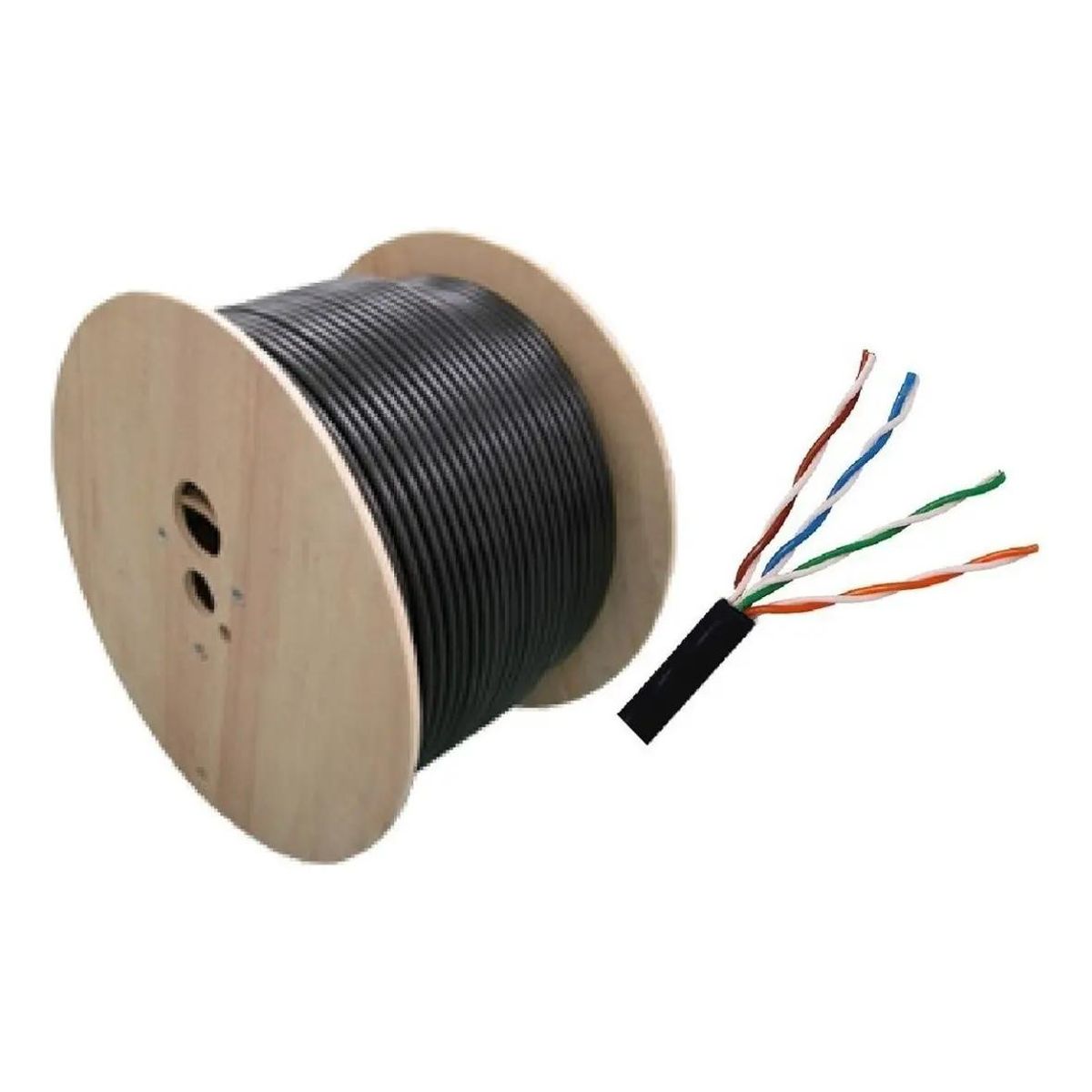 GENERICO - Cable UTP Cat5e Exterior 305m UV CCA para CCTV