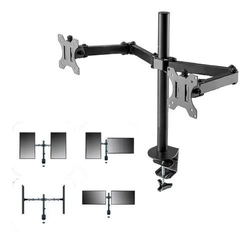 GENERICO Soporte multiarticulado ajustable para monitor y tele