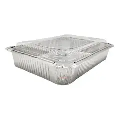 GENERICO - Envase aluminio con tapa transparente 20 unidades
