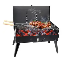 GENERICO - Mini estufa parrilla plegable para barbacoa