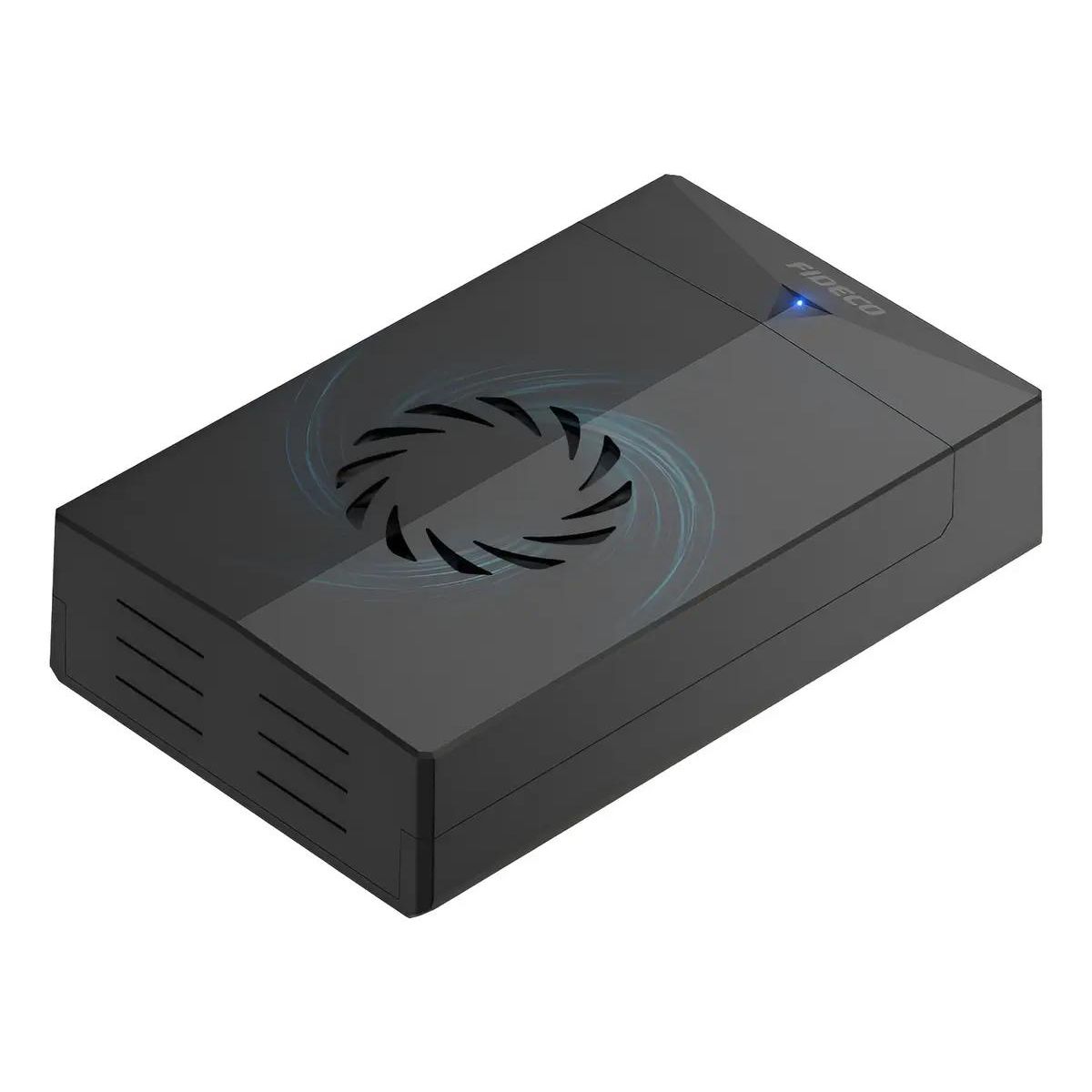 GENERICO - Caja externa para disco duro 3.5 HDD SSD con ventilador