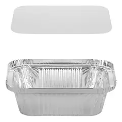 GENERICO - Envase de aluminio con tapa termolaminada 60 unidades