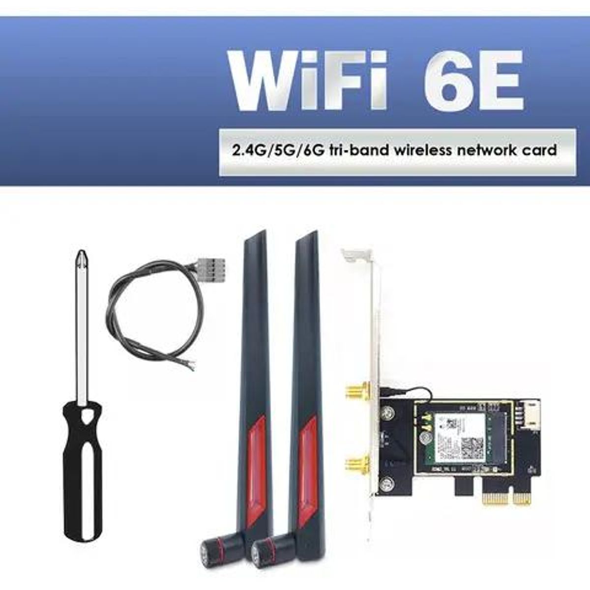 GENERICO - Tarjeta de Red Inalámbrica AX210 Wifi 6E para Escritorio