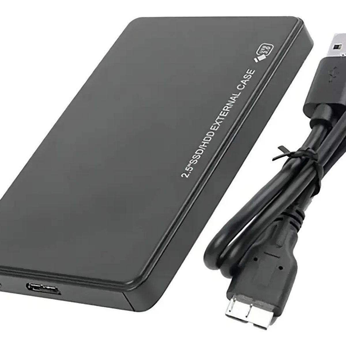 GENERICO - Disco Duro Externo 1TB USB 3.0 Negro con Estuche