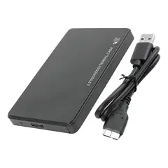 GENERICO - Disco Duro Externo 1TB USB 3.0 Negro con Estuche
