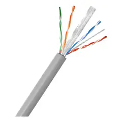 GENERICO - Cable UTP Cat 6 CM 23 AWG Gris 305 Metros