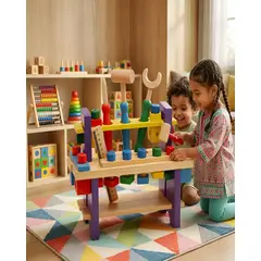 GENERICO - Banco de Herramientas de Madera para Niños