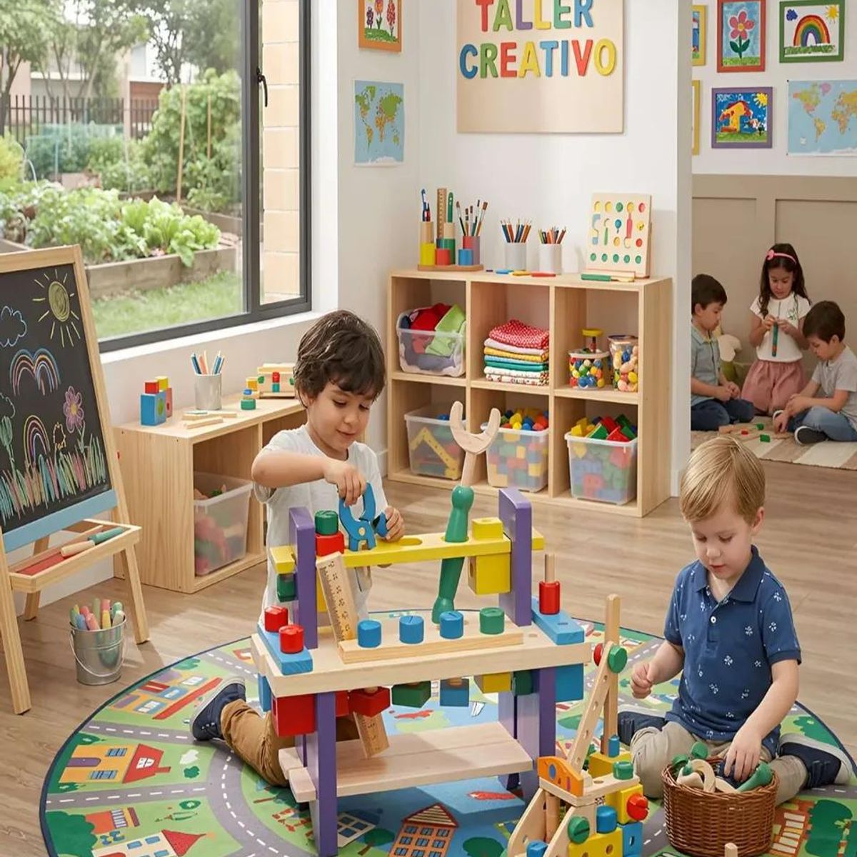 GENERICO - Banco de Herramientas de Madera para Niños