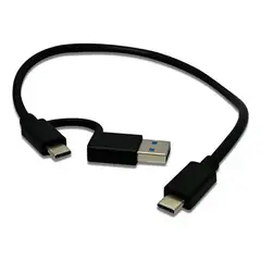 GENERICO - Docking Station Dual USB-C para Discos SSD M.2 NVMe y S-2