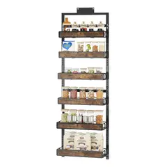 GENERICO - Rack Organizador de Cocina 6 Niveles Montado en Pared