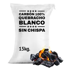 GENERICO - Carbón Quebracho Blanco Premium Saco 15 Kg