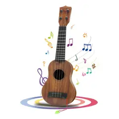 GENERICO - Guitarra acústica de madera para niños 3-7 años
