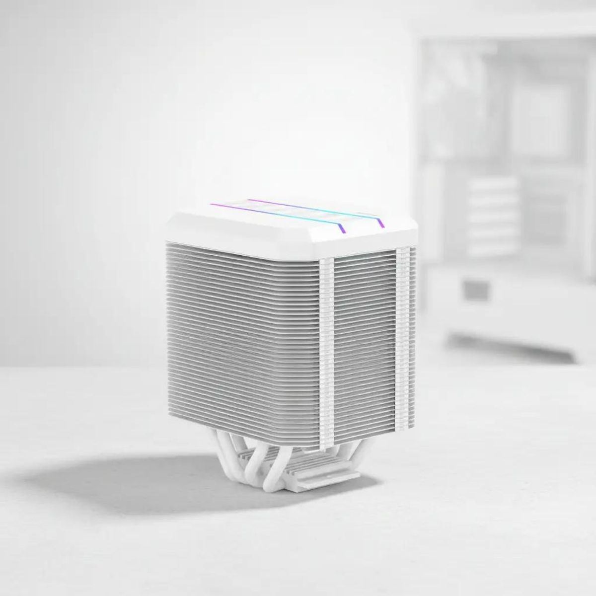 GENERICO - Disipador CPU Alseye M90 White ARGB para Intel y AMD