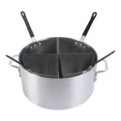 GENERICO - Olla para pasta 20 litros con 4 insertos