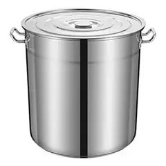 GENERICO - Olla de acero inoxidable 35 litros con tapa