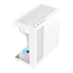 GENERICO - Gabinete M-ATX con Vidrio Templado y 6 Ventiladores ARGB