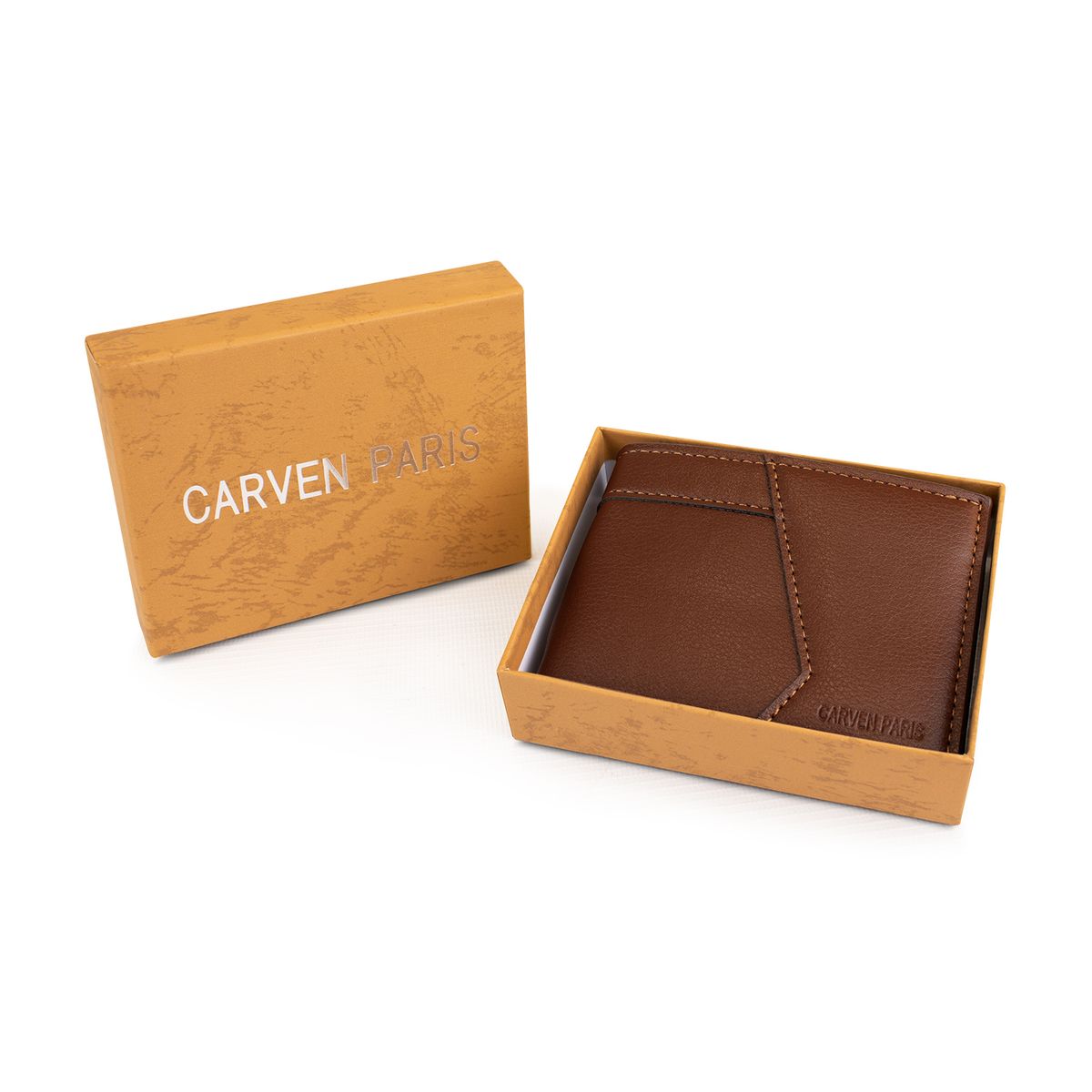 CARVEN - Billetera hombre Milan café Carven Paris