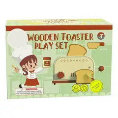GENERICO - Tostador de Pan de madera para niños