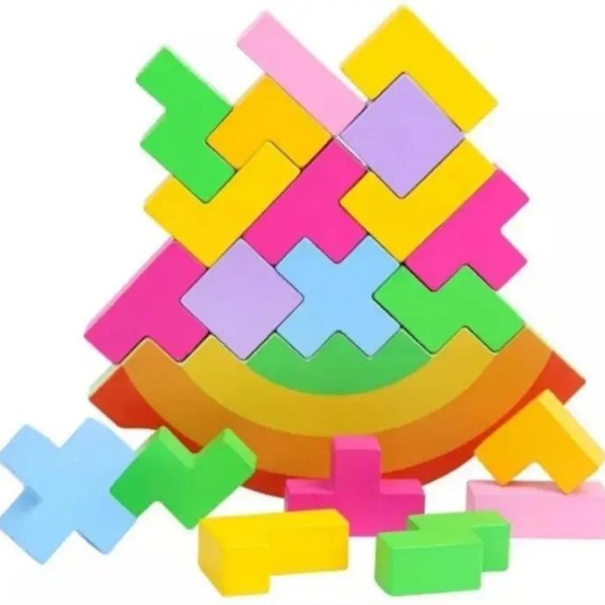 GENERICO - Bloques de Madera Didácticos para Niños