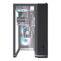 GENERICO - Gabinete M-ATX Darkflash L280m con Vidrio Curvado y Pant.