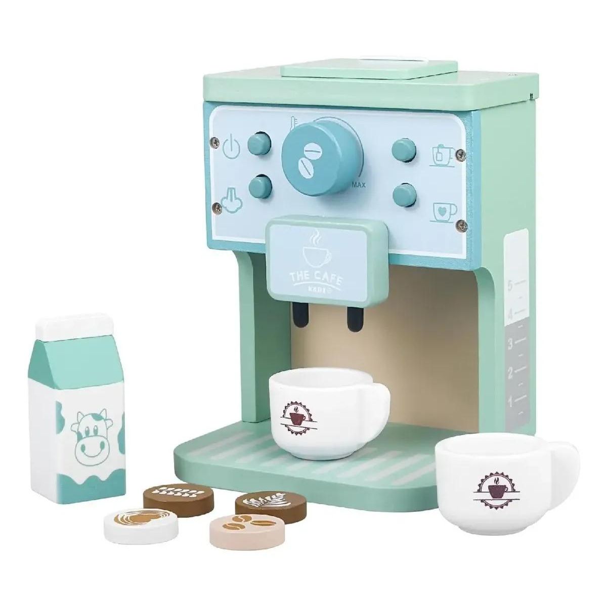 GENERICO - Cafetera de Espresso de Madera Didáctica para Niños
