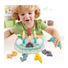 GENERICO - Set de Juguete Torta de Madera para Niños 24 Piezas