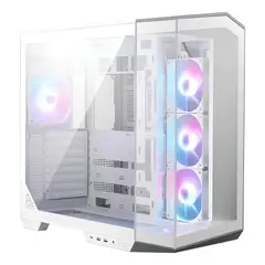 GENERICO - Gabinete Gamer ATX Blanco con 4 Ventiladores y USB-C