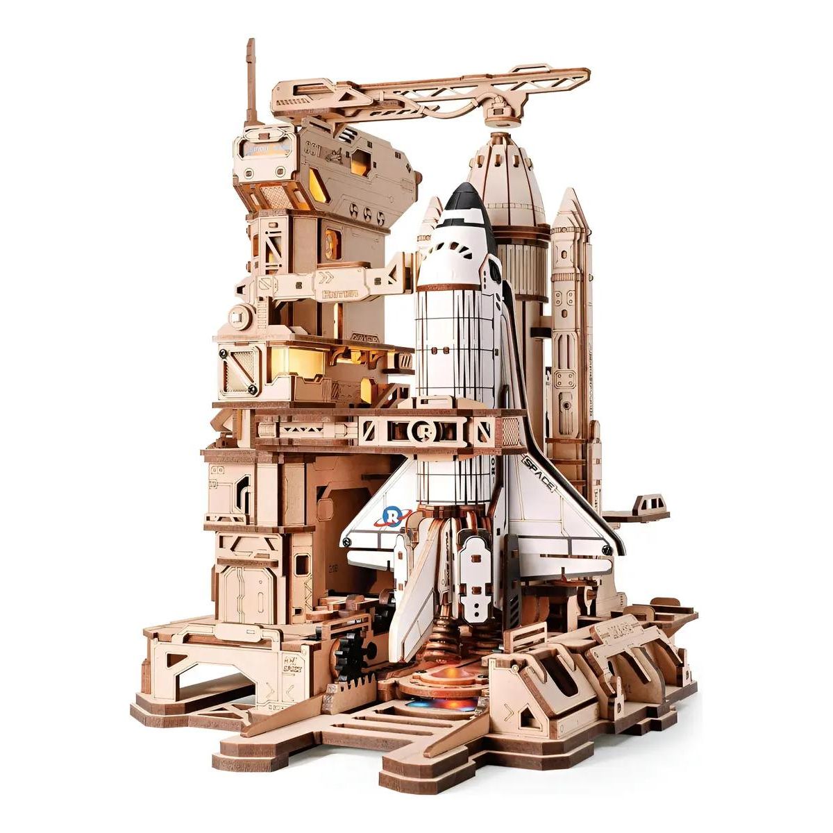 GENERICO - Puzzle 3D de Madera Transbordador Espacial