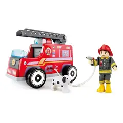 GENERICO - Camión de Bomberos de Madera para Niños