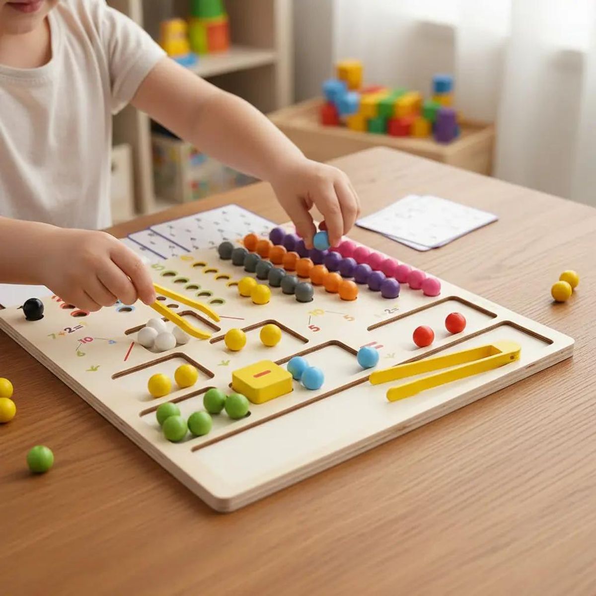 GENERICO - Juguete Didáctico Montessori para Educación Matemática