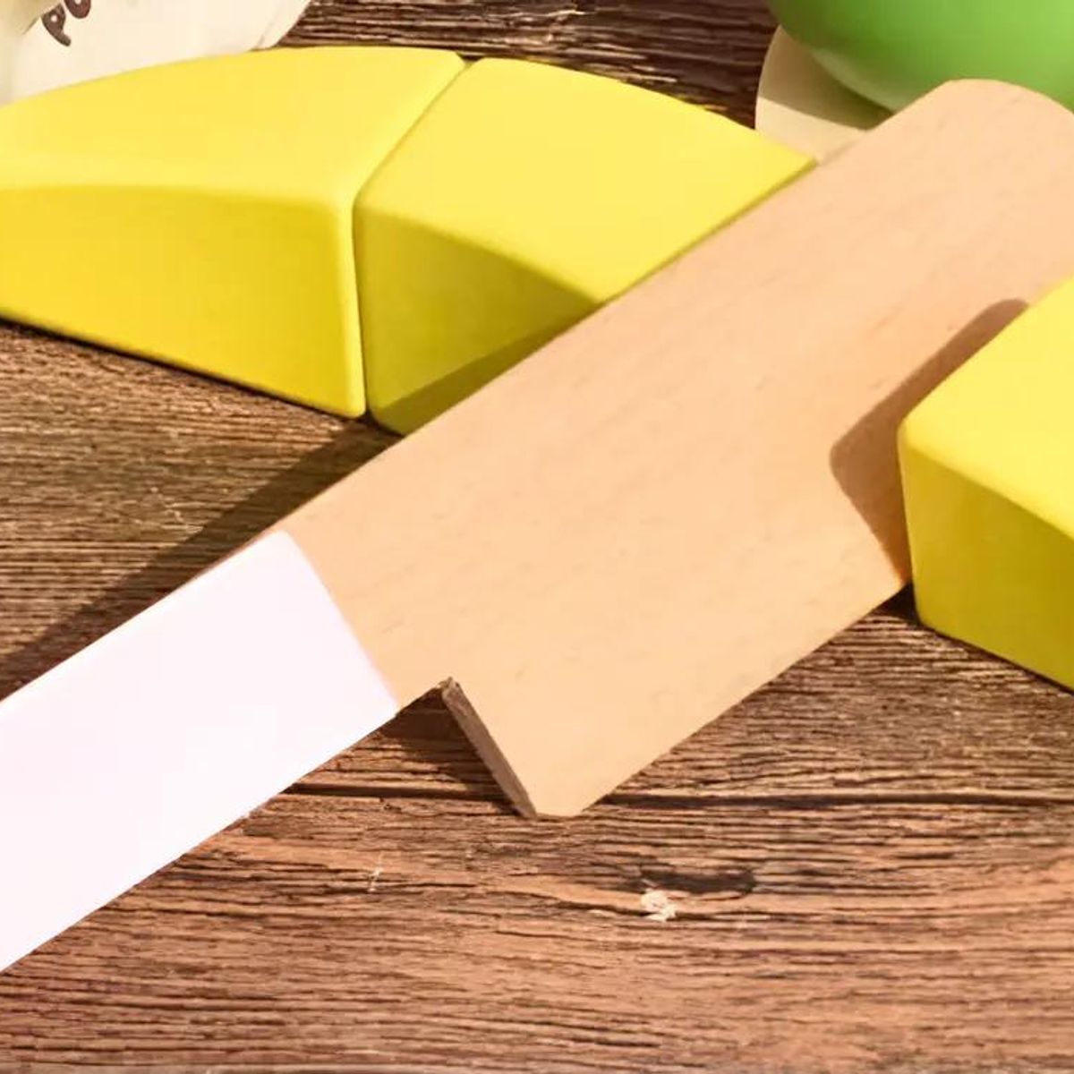 GENERICO - Juego Didáctico de Madera para Cortar Vegetales y Frutas