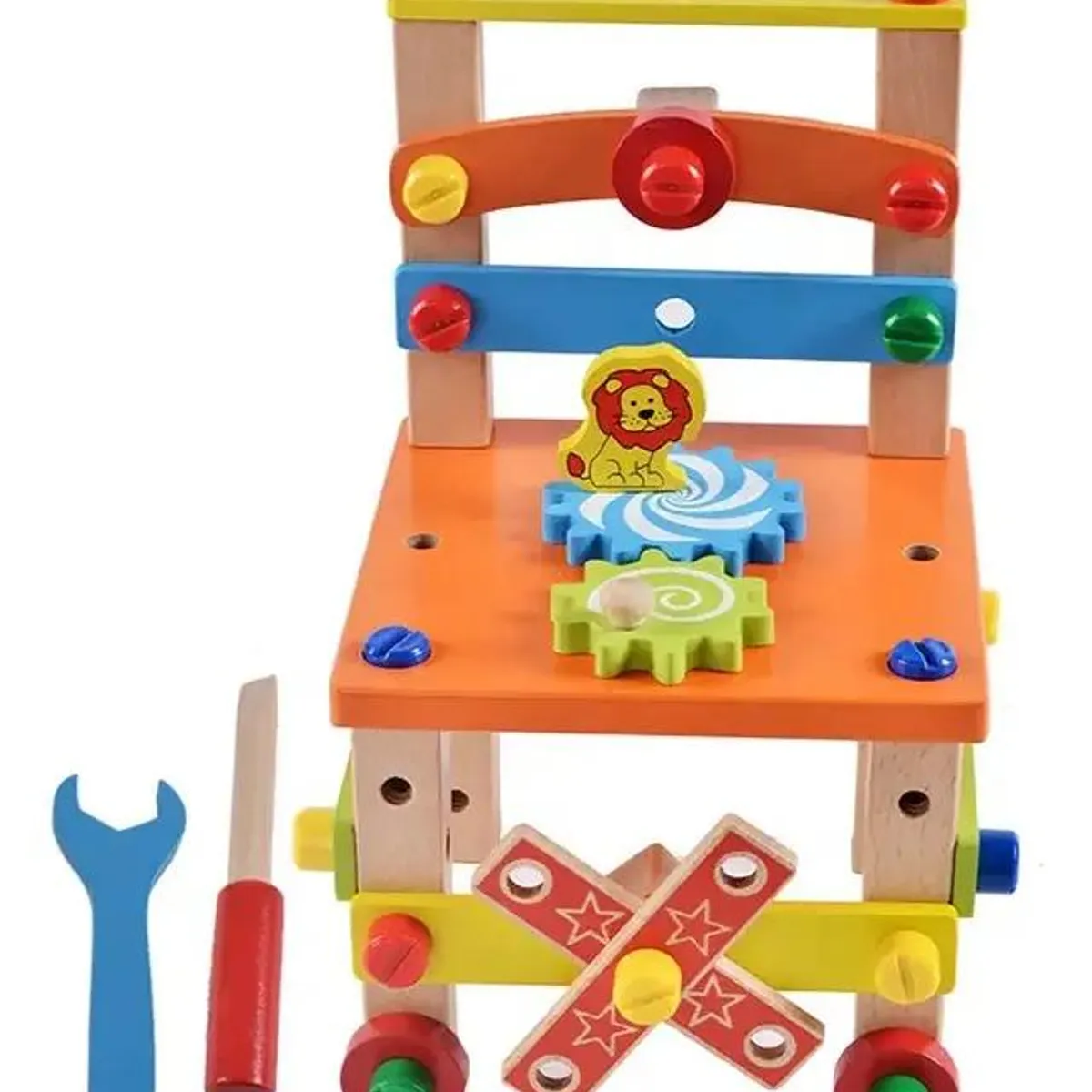 GENERICO - Juguete Didáctico Montessori Silla de Construcción