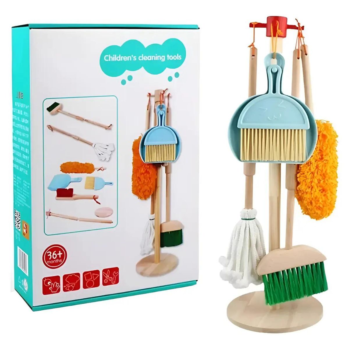GENERICO - Kit de Aseo Didáctico para Limpieza de Madera