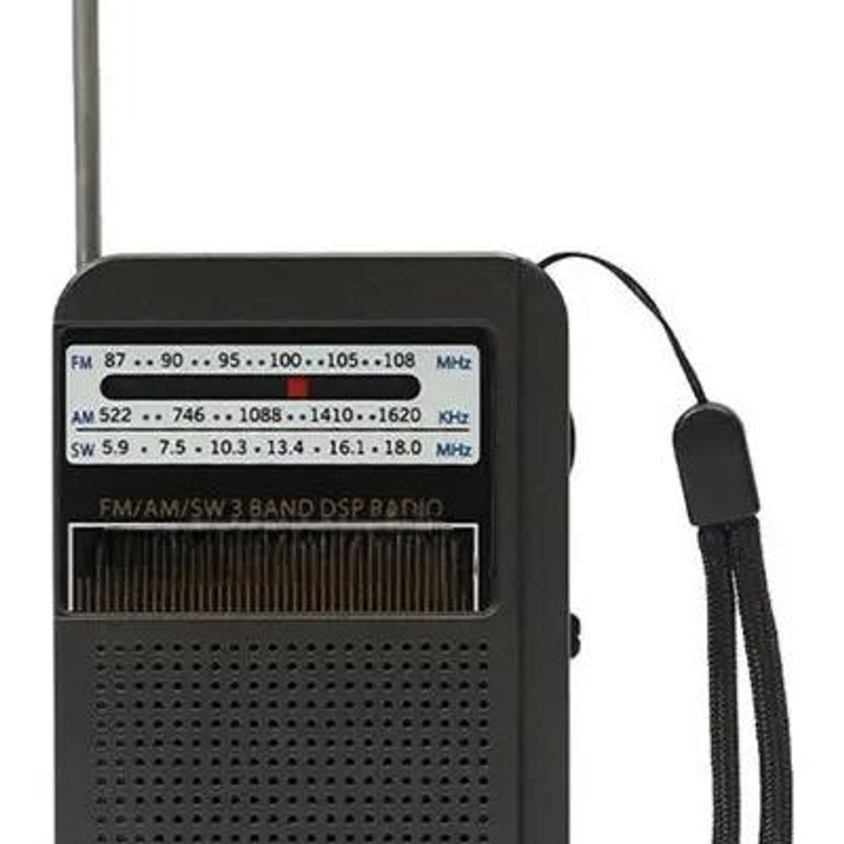 GENERICO - Radio Portátil de Bolsillo AMFM con Antena