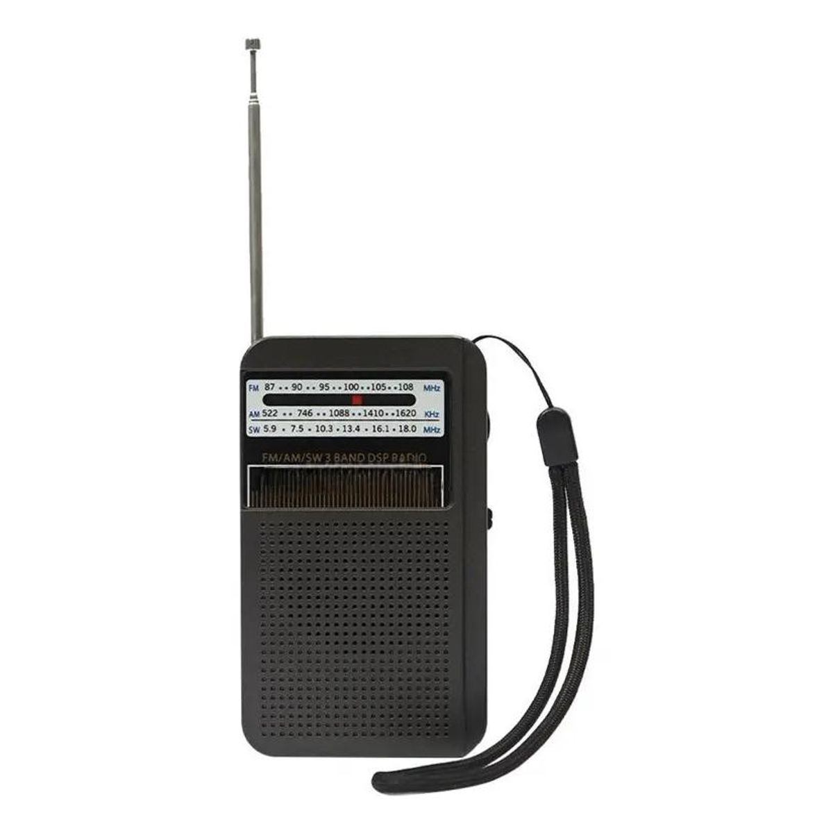 GENERICO - Radio Portátil de Bolsillo AMFM con Antena